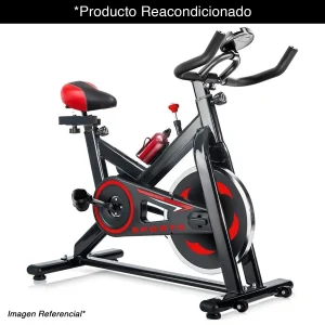 Bicicleta Spinning Go Fitness Volante Inercia 6 kg Negro.