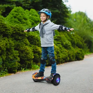 Hoverboard Bluetooth Luces 8″ 12 Km/h Negro